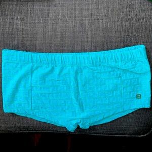 Fendi zuchinno teal FF shorts 💙